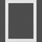 My Life Palette- 3x4 Basic Frame (White)