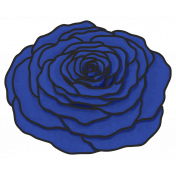 My Life Palette- Flower Doodle (Royal Blue Rose)