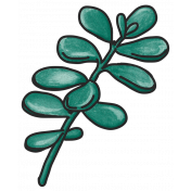 My Life Palette- Succulent Doodle (Jade Plant Sprig)