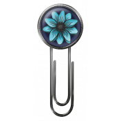 My Life Palette- Deco Paper Clip (Turquoise Flower)