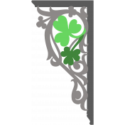 St. Pat's Corner Flourish Template