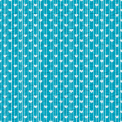 World Smile Day_Hearts & Stripes Teal paper