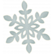 Winter Wonderland_Blue Shimmer Snowflake