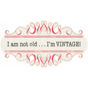 Yesterday_Vintage Word Art