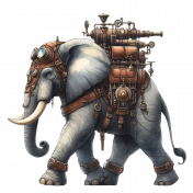 Steampunk Elephant 1