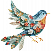Papercraft Bird 8