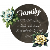 We Are Family Word Art 3