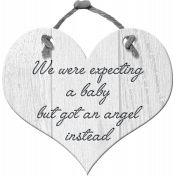 Infant & Pregnancy Loss Awareness- Heart Plaque
