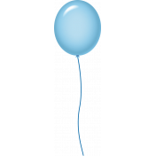 Birthday Balloon- Blue