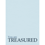 Treasured Mini Kit- You Are Treasured Journal Card