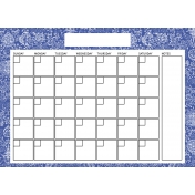 The Good Life: September- Calendar 2 5x7 Blank