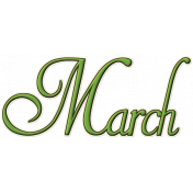 Project Life- March Word Art 1