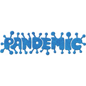 Warriors Pandemic Word Art Graphic