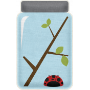 Camping Out Woven Canvas Ladybug Jar