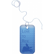 Live To Ride: Tag_ Blue