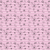 My Happy Place_Doodle Paper_Pink Stripe