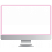 My Happy Place_Monitor Frame_Pink