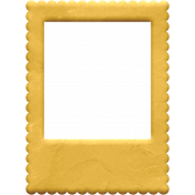 Clay Time_ Plasticine Polaroid Frame_Yellow