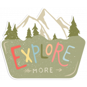 Wander- sticker- explore more