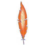 Ornage Feather