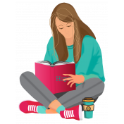 Girl With book