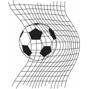 Soccer Ball in Net Element