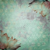 Vintage Flower Accented Paper