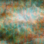 Bronze and Turquoise Textured Paper