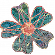 Drawing Closer Stylized Flower Element