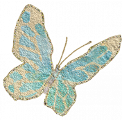 Tranquility Paper Mache Butterfly with Glitter Element