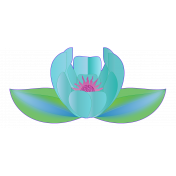 Tranquility Stylized Water Lily Element