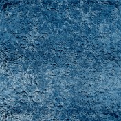 Christmastide Medium Blue Velvet with Pattern Paper