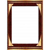 Christmastide Textured Gold Frame Element