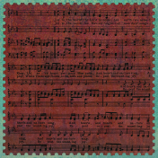 Christmastide Bordered Music Paper