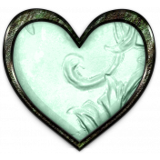 MY Days Carved Heart Gem Element