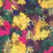 Bright Abstract Garden Paper