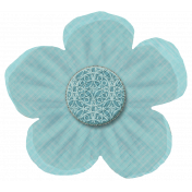 Believe Fabric Flower Element