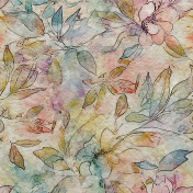 Believe in the Breeze Floral Watercolor Paper