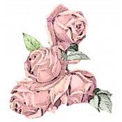 Rose Bunch Vintage Textured Element