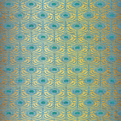 Peacock Feather  Vintage Style Paper