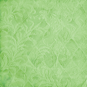 Flocked Soft Flower Paper Light Green