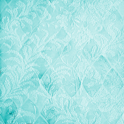 Flocked Soft Flower Textured Teal Paper