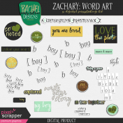 Zachary: Word Art