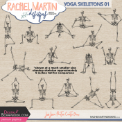 Yoga Skeletons 01