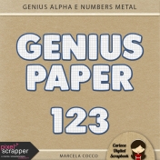 Genius Alpha & Numbers Paper