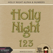 Holly Night Alpha & Numbers