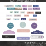 Baby Love Labels & Snippets