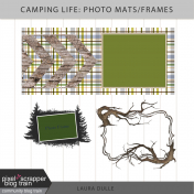 Camping Life Photo Mats and Frame