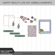 Happy Healthy Life Kit: Embellishment