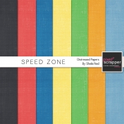 Speed Zone Distressed Papers Kit